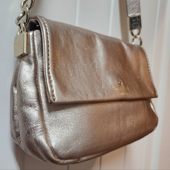 KATE SPADE Rose Gold Leather Small Bag CA57710 - Picture 4 of 16